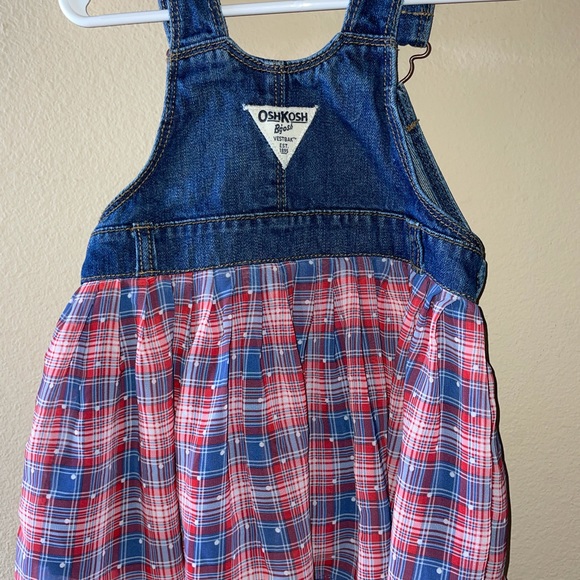 Oshkosh Overall Jumper skirt 18 months - Picture 4 of 6